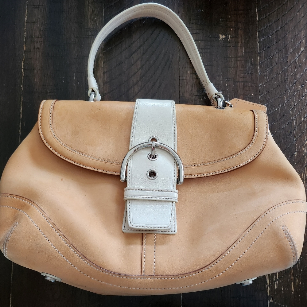 Coach Vachetta Leather Satchel Handbag #6692